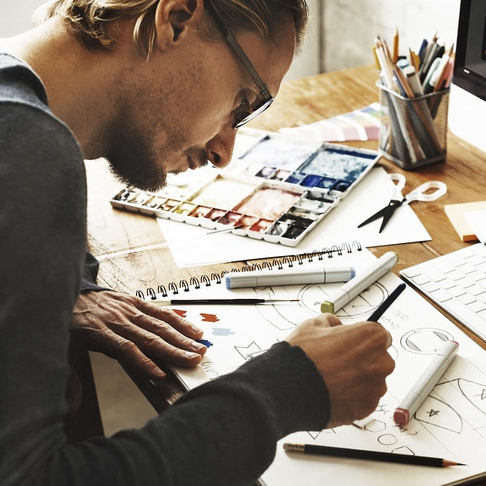 Designer working